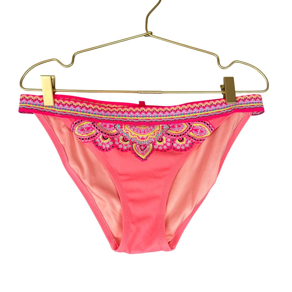 Victoria's Secret Pink Paisley Bikini Bottom Womens Swim Boho Hipster
